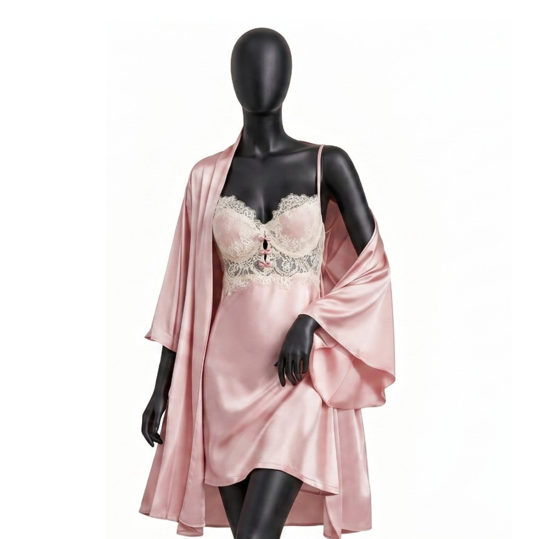 Luxury Lace 3-Piece Nightwear
